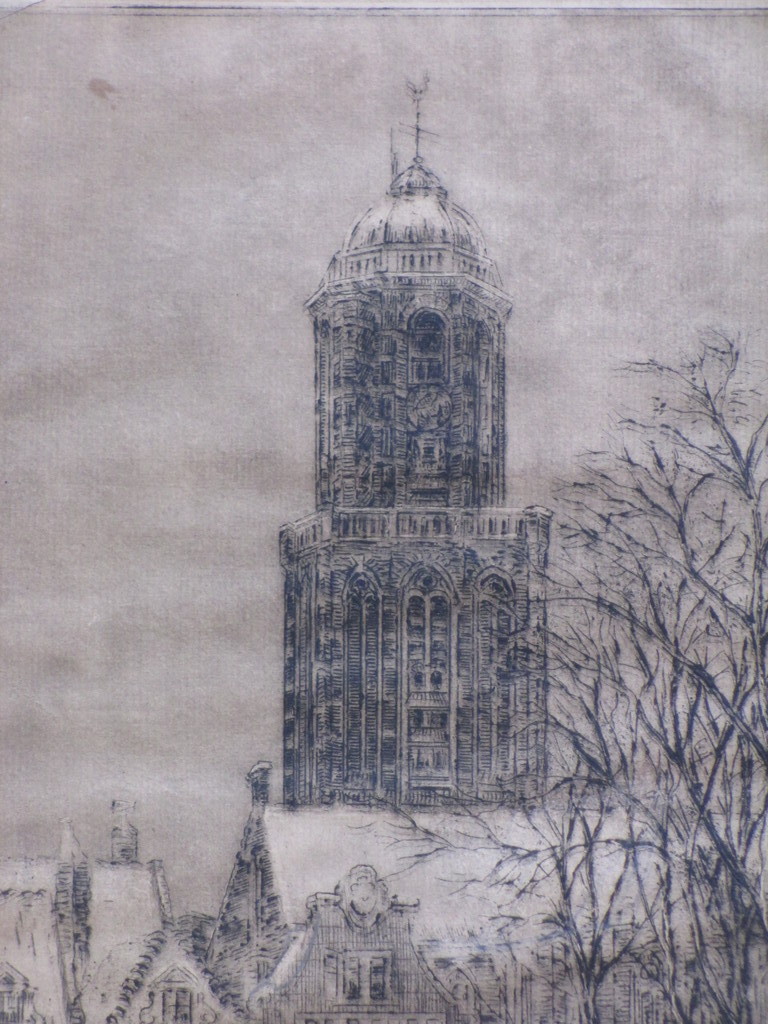 Eugene Rensburg, Zwolle in de sneeuw, Ets kopen? Bied vanaf 1!