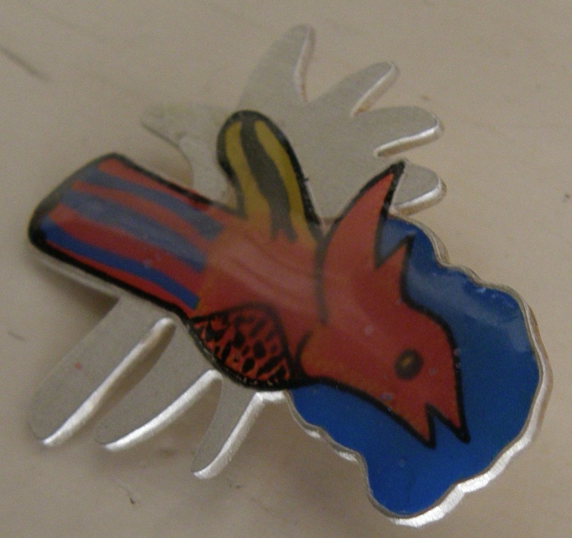 Corneille: zilveren broche, uitgave 2002 kopen? Bied vanaf 30!