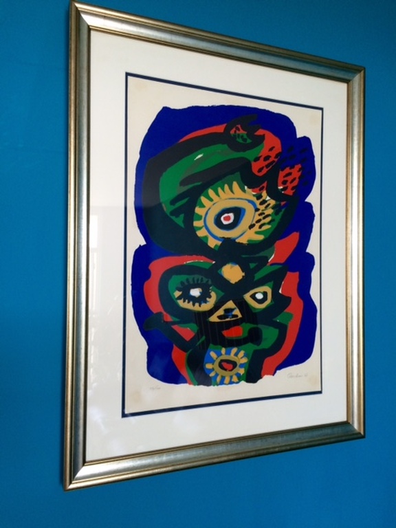 Anton Rooskens, kleurenlithografie, Compositie kopen? Bied vanaf 450!