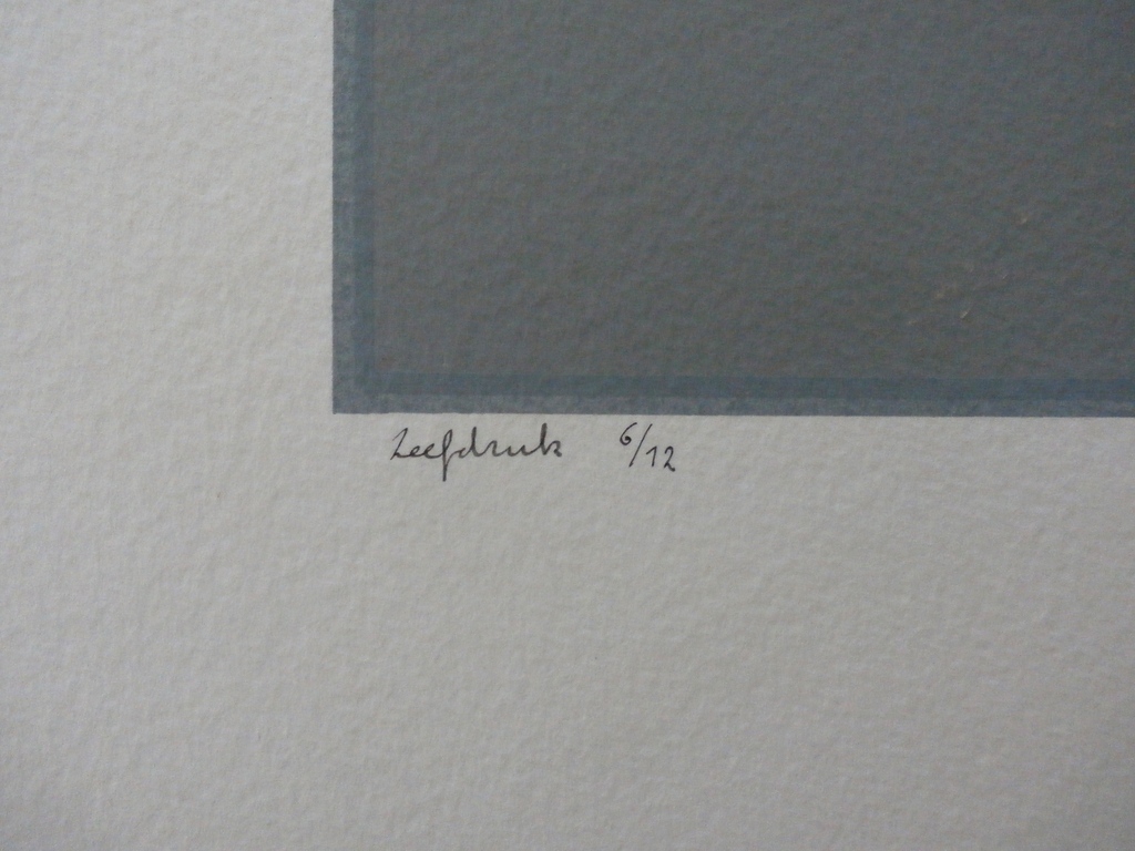 Achille - zeefdruk: landschap - 1987 - oplage 12 stuks kopen? Bied vanaf 75!