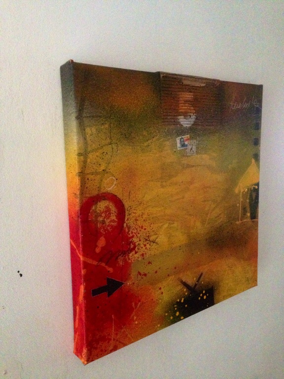 Theo koster .gemengde techniek .yellow house 3 kopen? Bied vanaf 1!