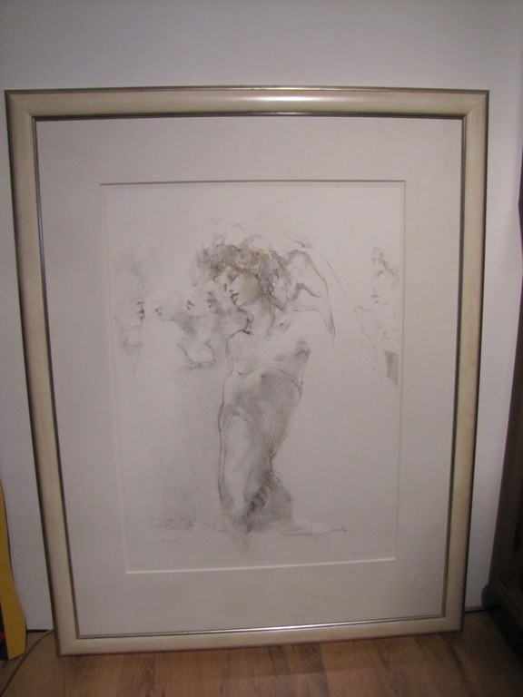 Jurgen Gorg: lithografie, titel spieglein spieglein kopen? Bied vanaf 100!