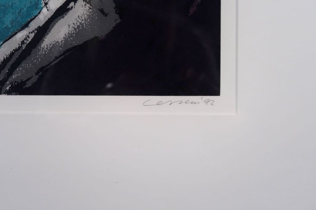 Henk van Vessem: Zeefdruk, Zonder titel VI - Ingelijst kopen? Bied vanaf 50!