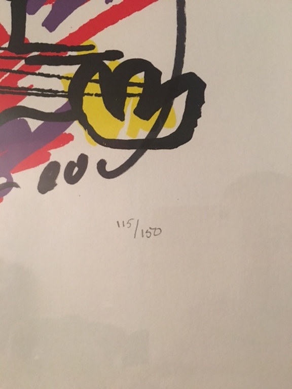 Herman Brood gesigneerde  zeefdruk   kopen? Bied vanaf 250!