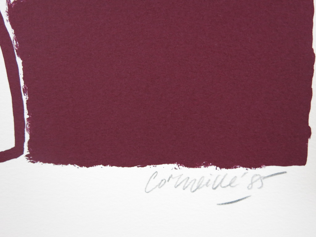 Corneille: Grote zeefdruk, Femma avec Chouette t kopen? Bied vanaf 250!