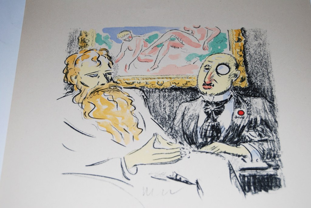 Kees van Dongen, La Revolte des Anges, Litho Mourlot, 1951 verkocht voor € 120!