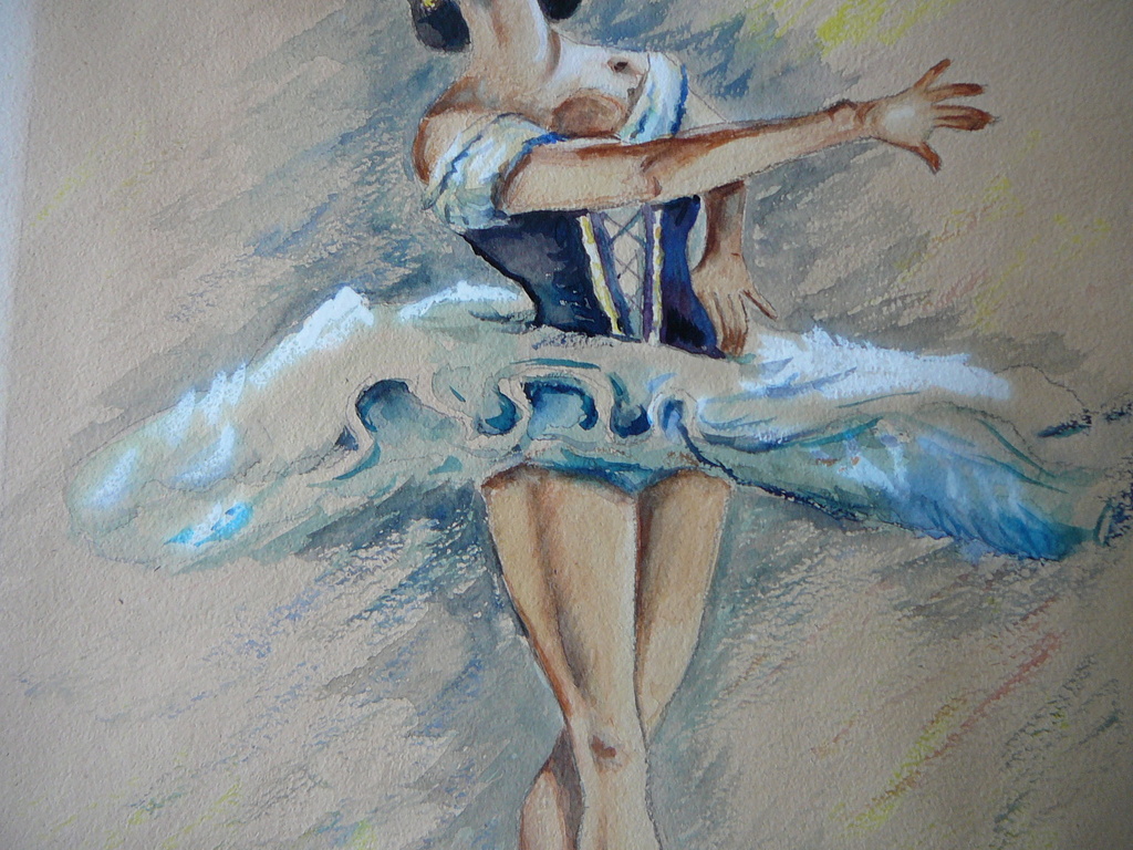 Antoon (Toon) Hovens 1907-1965  Aqaurel van een Balletdanseres  kopen? Bied vanaf 30!