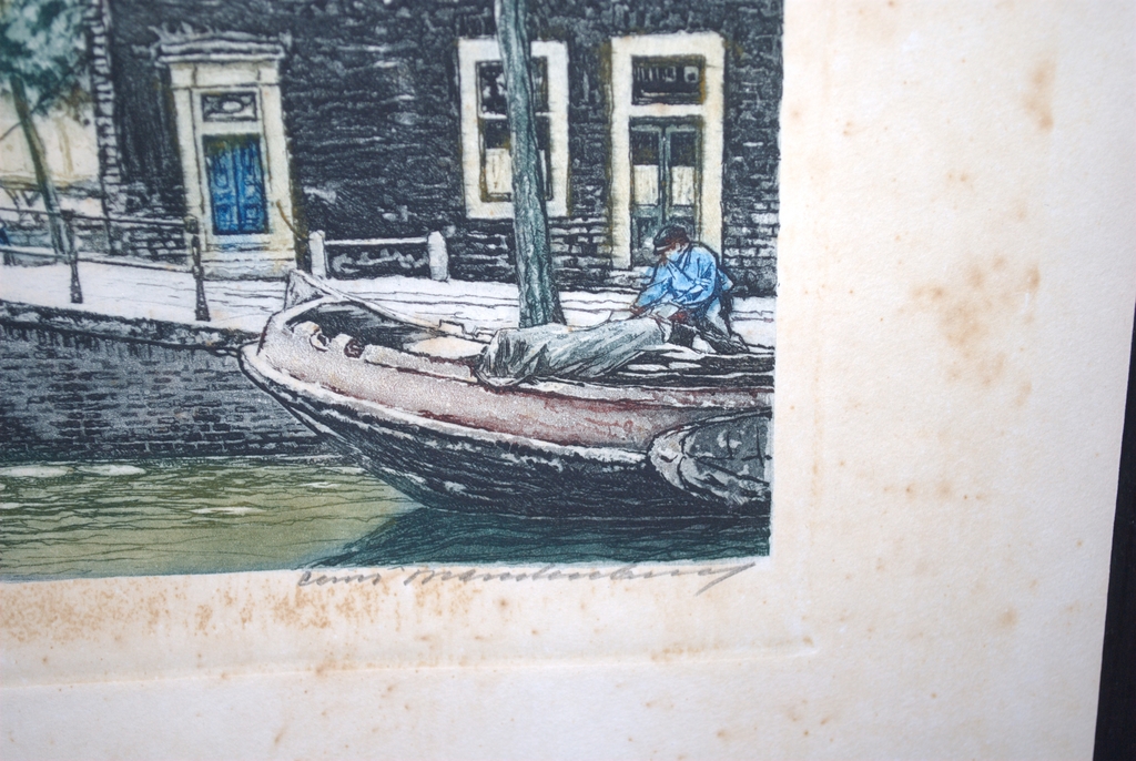 Amsterdam, Westerkerk - kleurenets - gesigneerd kopen? Bied vanaf 75!