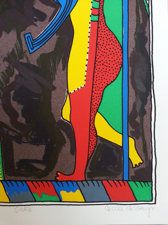 Cecile de Bruijn, zeefdruk, titel  kopen? Bied vanaf 20!