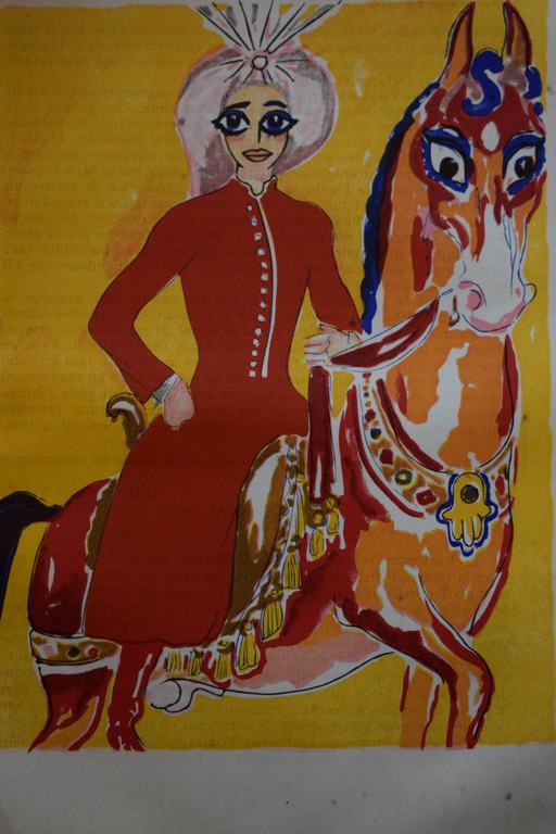 Kees van Dongen - Houtgravure - Aladdin à cheval kopen? Bied vanaf 35!