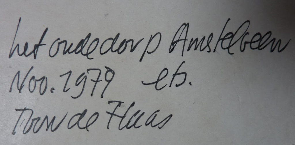 TOON DE HAAS ets "Het Oude Dorp Amstelveen" 1979 kopen? Bied vanaf 30!