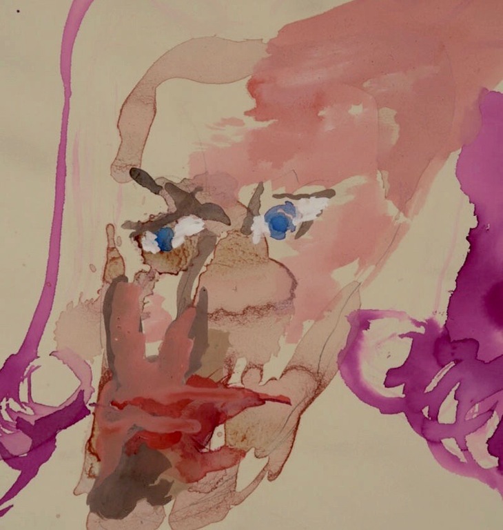 Berend Hoekstra: Aquarel, Hoofd kopen? Bied vanaf 100!