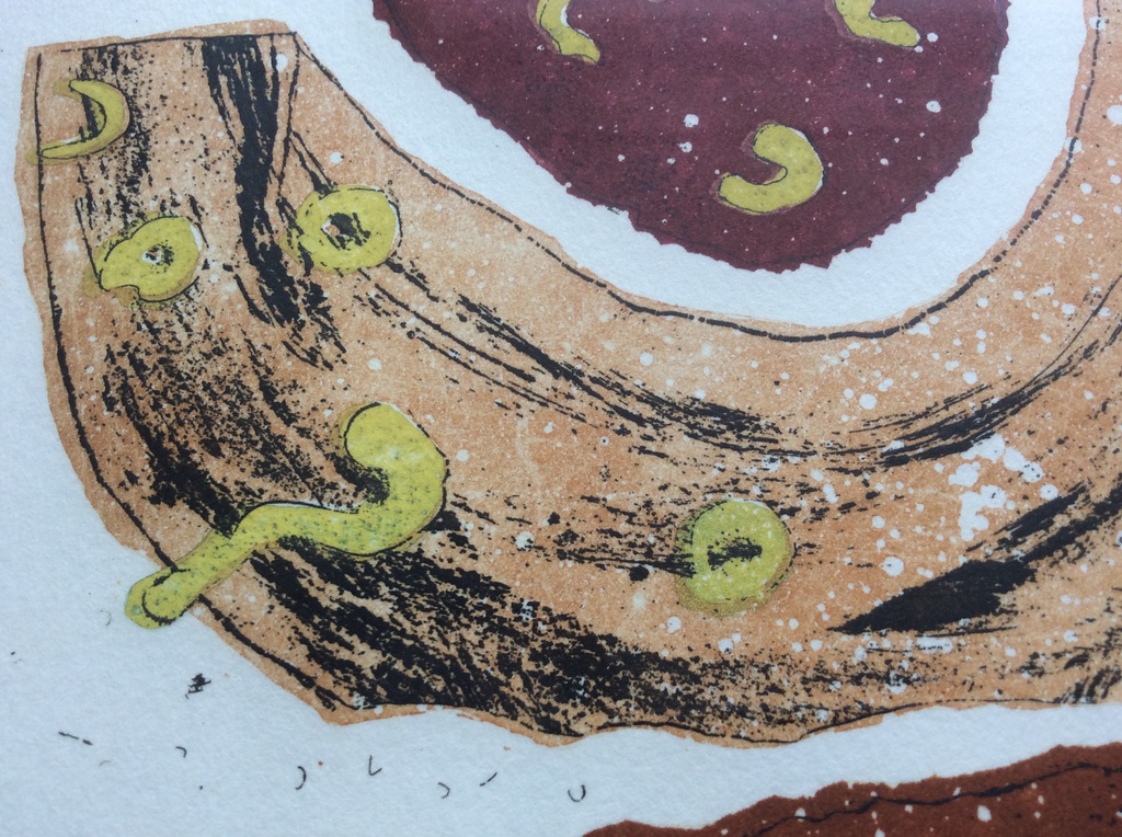 Tim Hinterding: kleurenets, Nuevo Tango, ingelijst  ZZETS kopen? Bied vanaf 39!