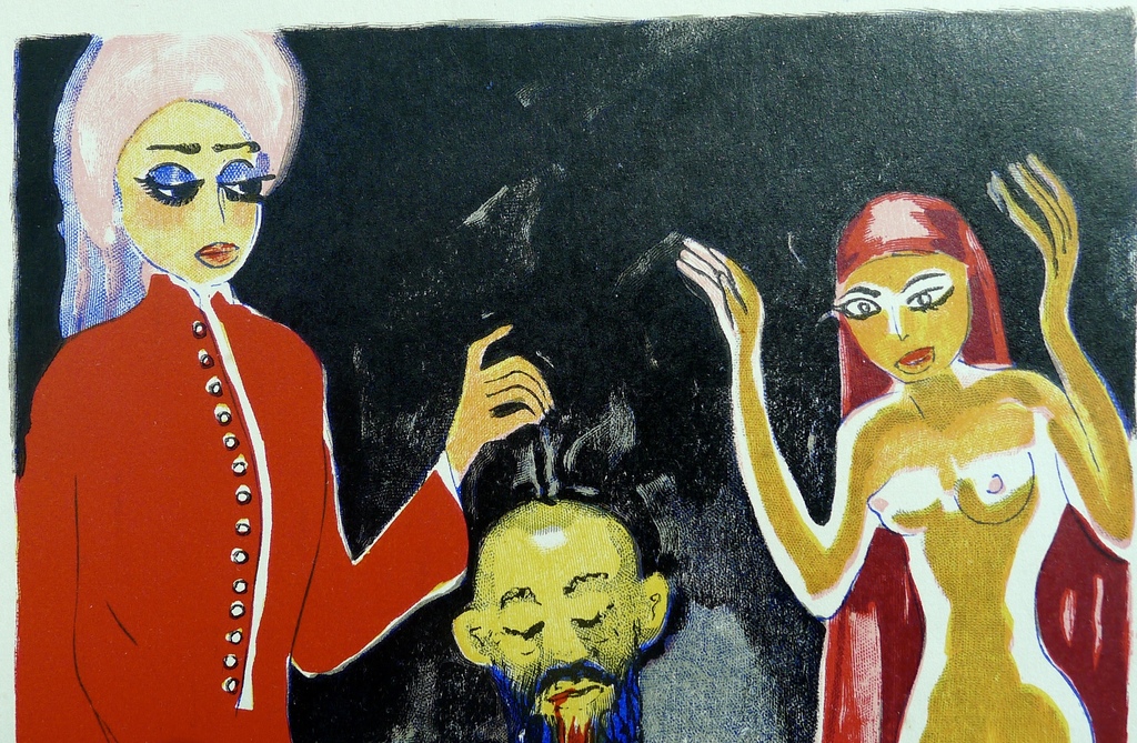 Kees van Dongen,Houtgravure : 'La Fausse sainte décapité', 10010 nacht,1955 kopen? Bied vanaf 25!
