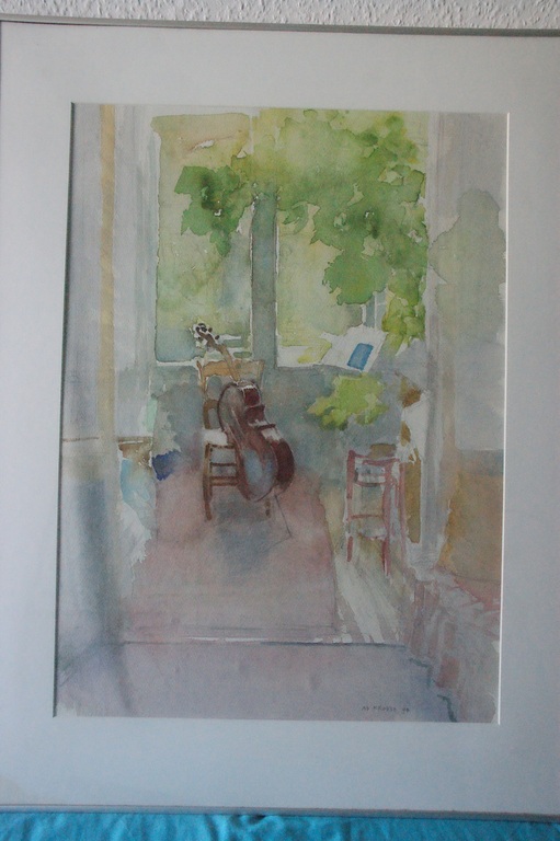 Ad Kroese: aquarel, zonder titel kopen? Bied vanaf 150!