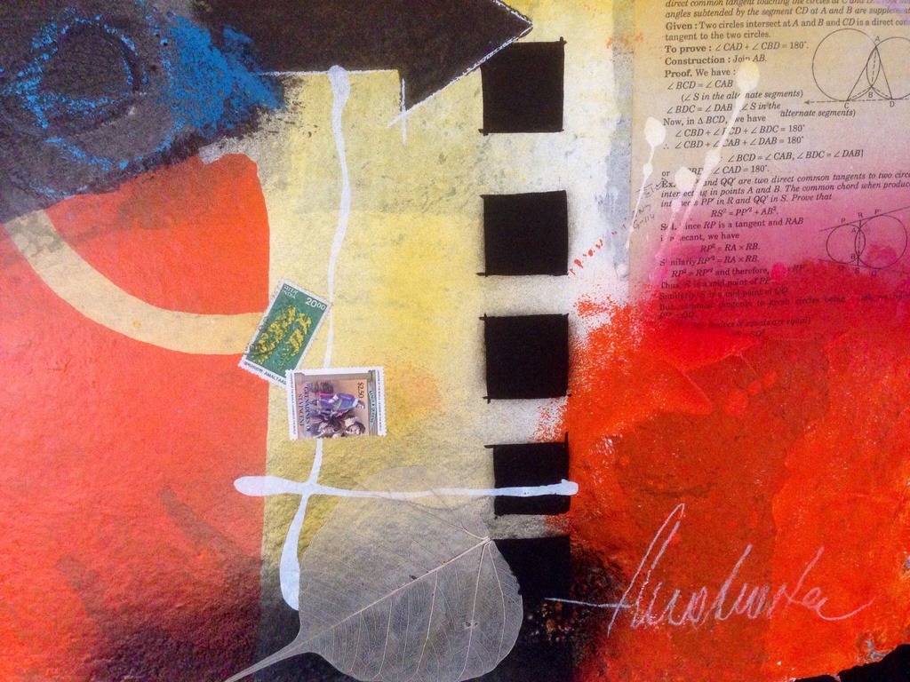 Theo koster, gemengde techniek , onderweg kopen? Bied vanaf 1!