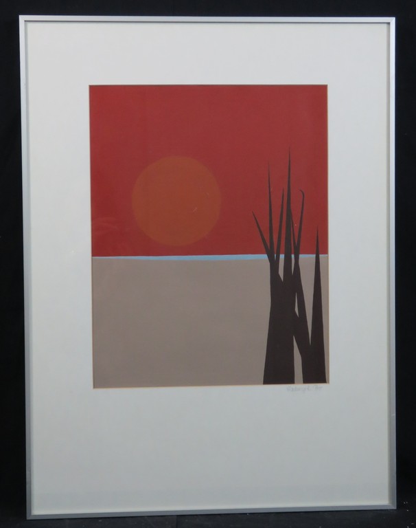 Onbekend gesigneerd: Acryl op papier, Z.T. - Ingelijst kopen? Bied vanaf 1!