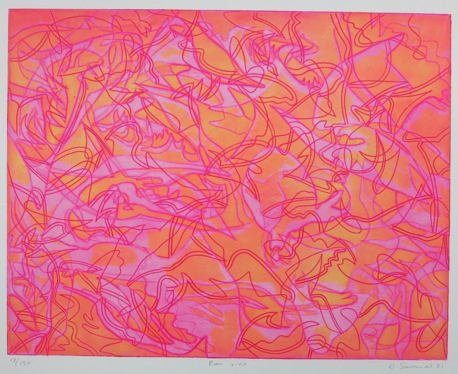 Hector Saunier: Ets, Eau Vive verkocht voor € 70!