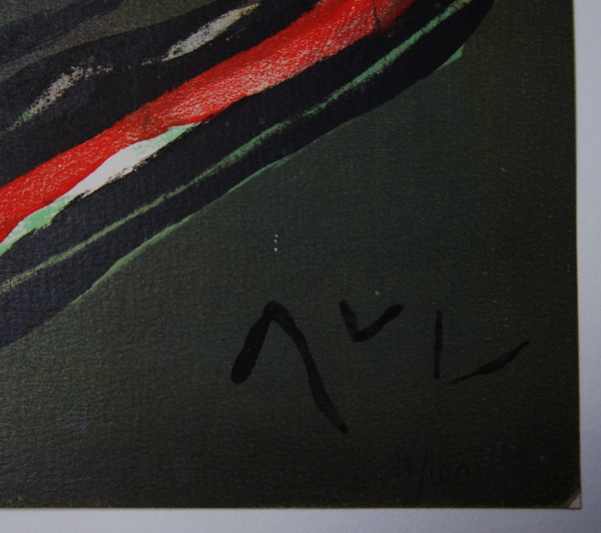 Bram van Velde zeer grote kleuren litho (MP 396) kopen? Bied vanaf 750!