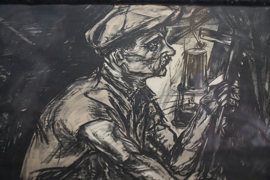 DE MIJNWERKER van JAN TOOROP - ART DECO LITHO verkocht voor € 50!