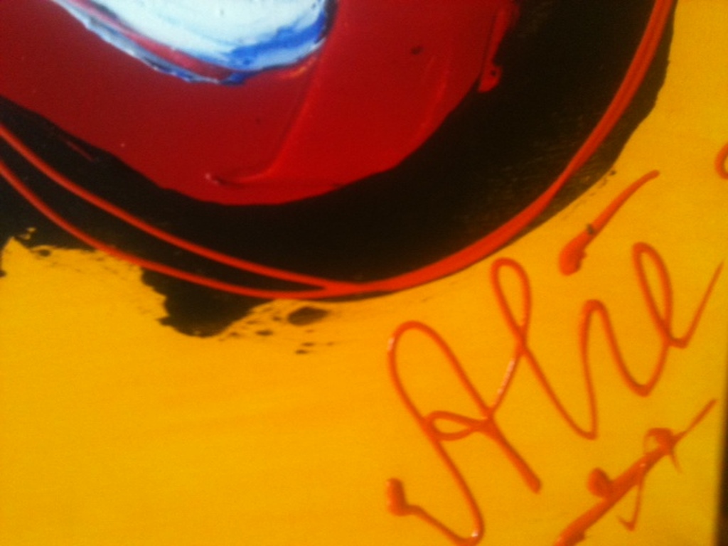 Opvallend acrylverf op doek van "Abie"(groot) kopen? Bied vanaf 1!