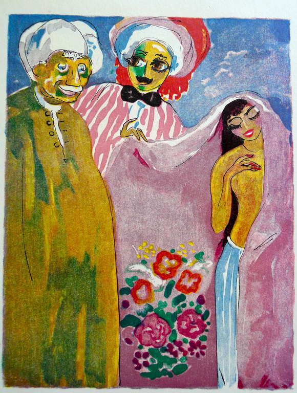 Kees van Dongen houtgravure  naar een  aquarel  van V.D. uit  1001 nacht. kopen? Bied vanaf 15!