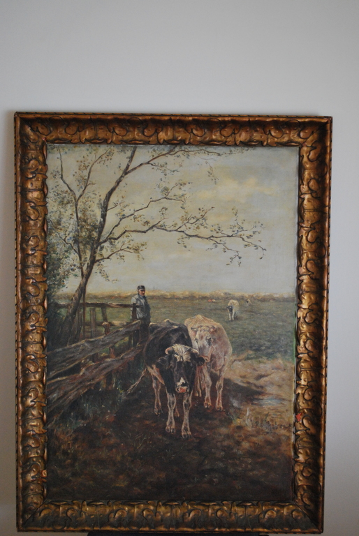 Boer met koeien - onduidelijke sign  kopen? Bied vanaf 75!