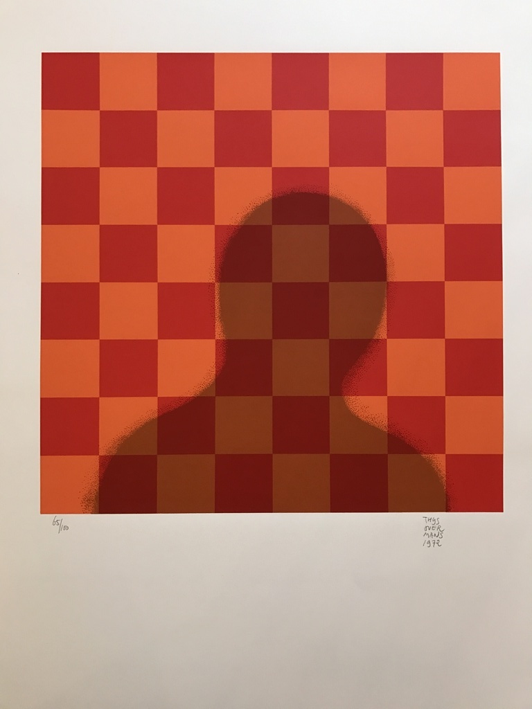 Thijs Overmans Originele Zeefdruk/ LITHO  1972 kopen? Bied vanaf 1!