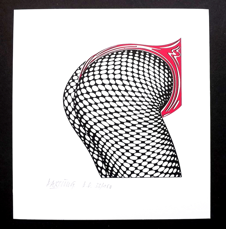 Onbekende kunstenaar 3x litho -  figuratief abstract kopen? Bied vanaf 1!