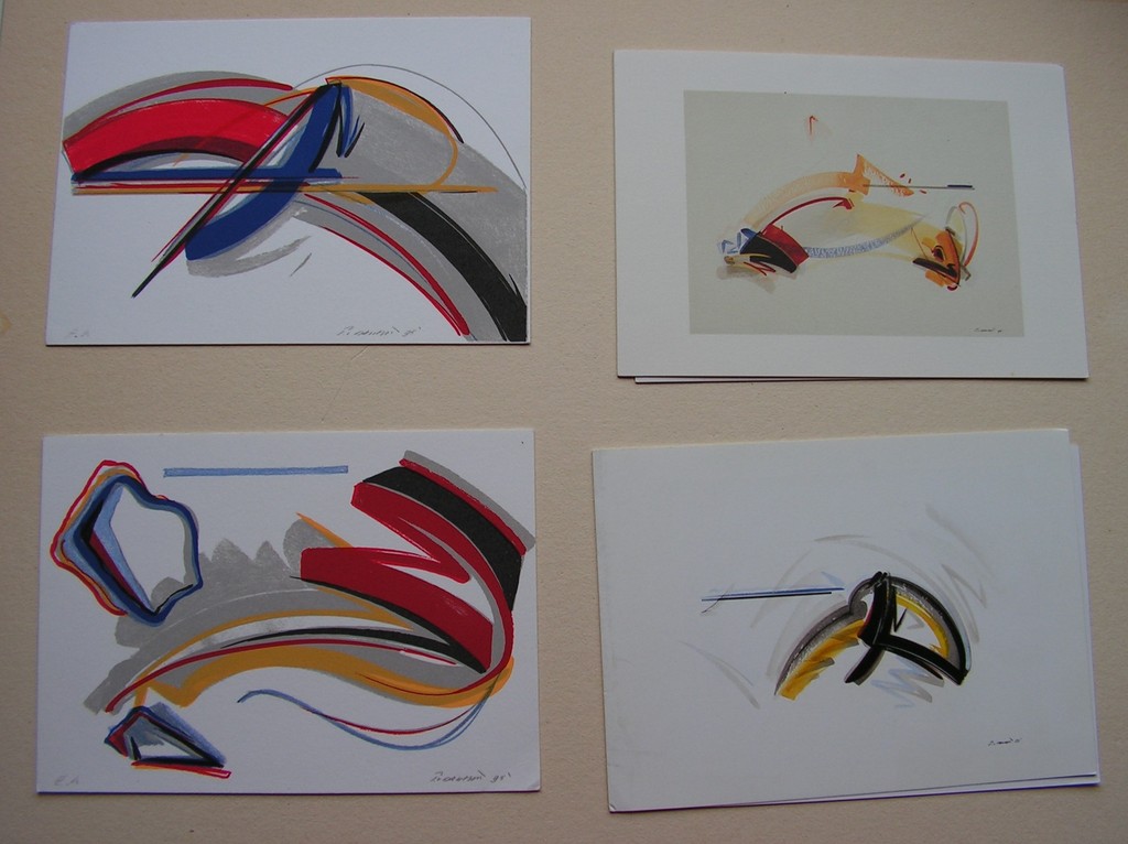 Peter van Drumpt  -  2 x lithografie in kleur  -  ZT - met diverse bijlagen kopen? Bied vanaf 1!