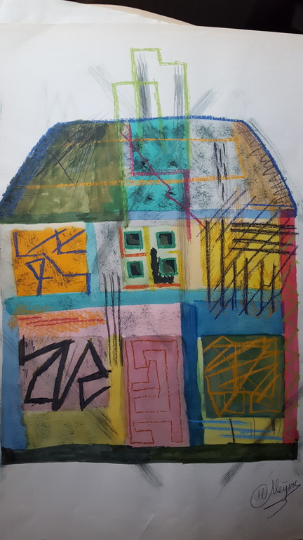 Mariette Meijers: Pastel, abstract kopen? Bied vanaf 1!