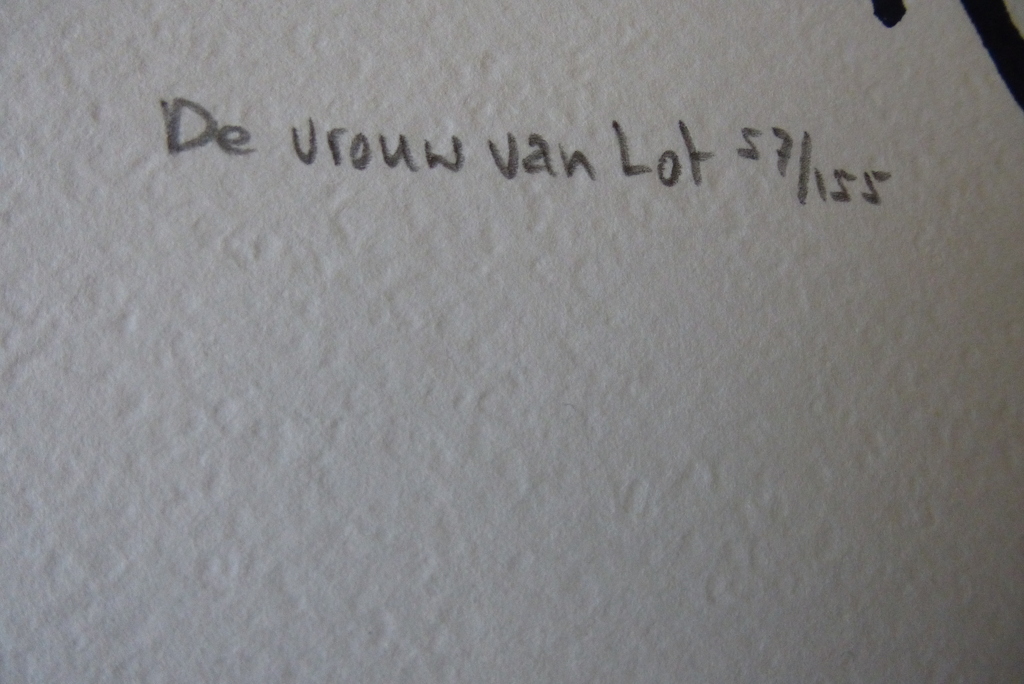 Gert Fris, Grafiek: De vrouw van Lot, handgesigneerd en genummerd kopen? Bied vanaf 1!