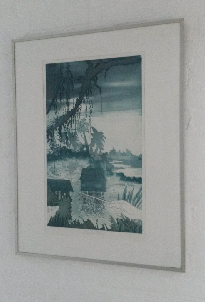 Sjoerd Bakker - Thais huisje - ets/aquatint kopen? Bied vanaf 70!