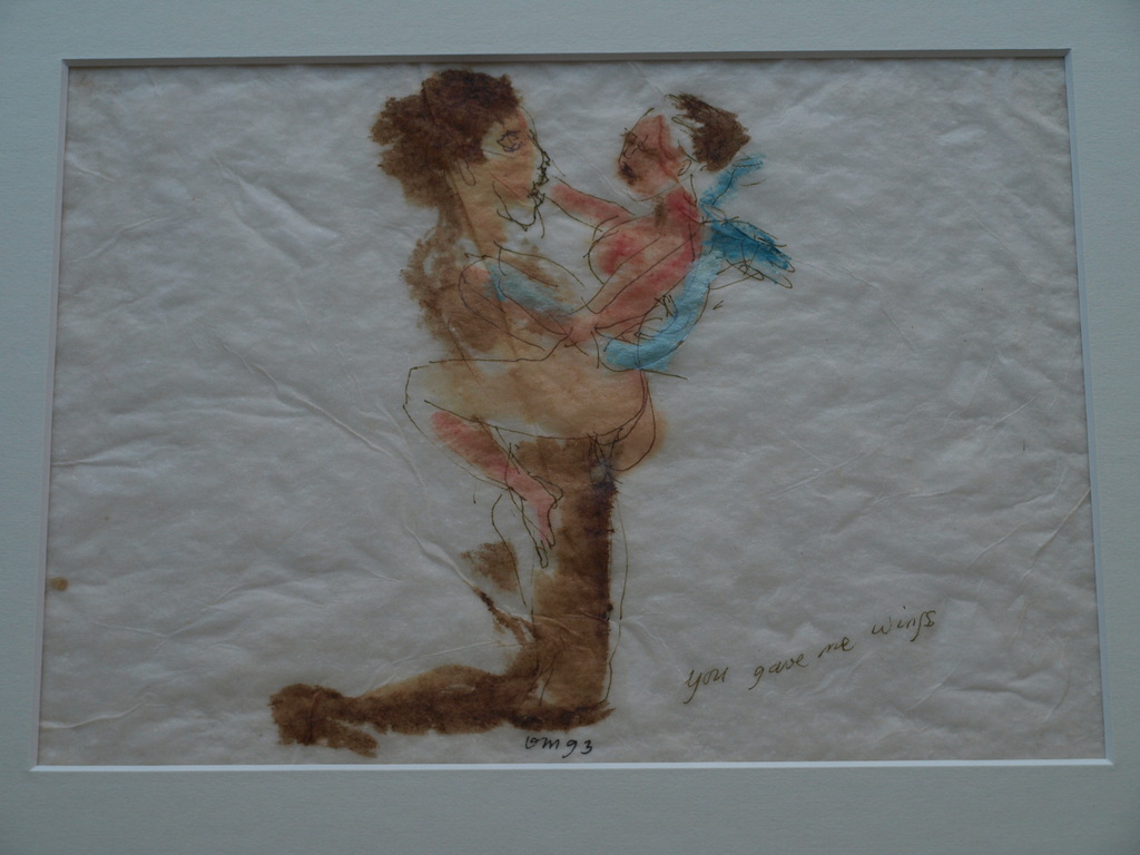 Maria Poot : olieverf op rijstpapier – You gave me Wings – 1993 kopen? Bied vanaf 1!