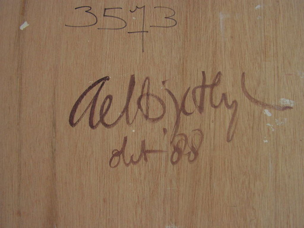 Aeltsje Hylkema - Zonder titel - acryl op papier [op board bevestigd] - 1988 kopen? Bied vanaf 1!