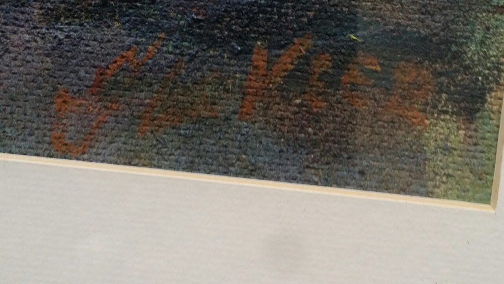 Jan van der Veer. Landschap. Olieverf op board. kopen? Bied vanaf 1!