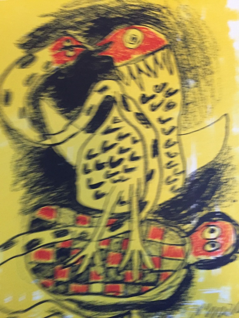 Corneille COBRA  originele zeefdruk/Litho 1998 kopen? Bied vanaf 10!