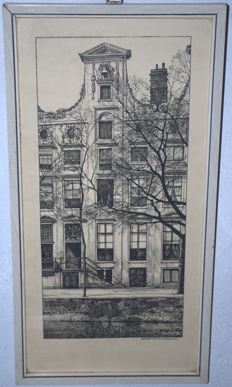 INKTTEKENING - CROMHOUTHUIS - HERENGRACHT 366, AMSTERDAM kopen? Bied vanaf 65!