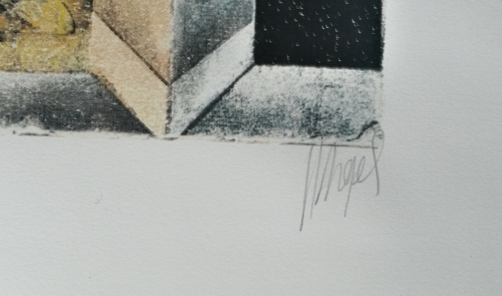 Astrid Engels - zeefdruk - GROOT kopen? Bied vanaf 120!