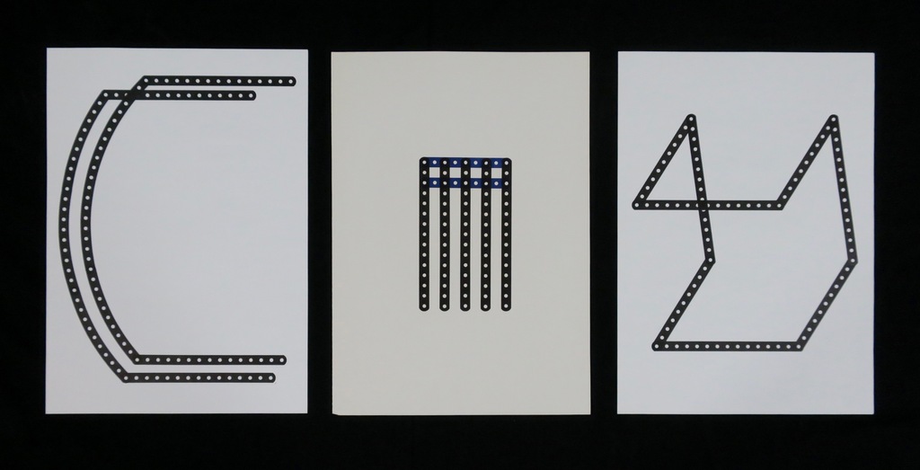 Onbekende kunstenaar: Lot met 3 sjabloondrukken, Zonder titel kopen? Bied vanaf 1!