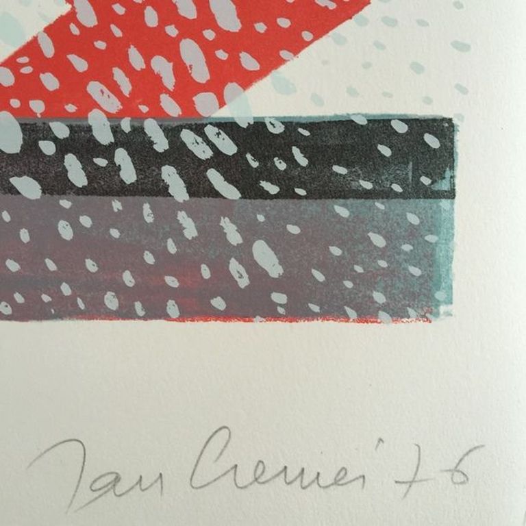 Jan Cremer (1940) - Litho in kleur uit 1976 - Winter kopen? Bied vanaf 175!