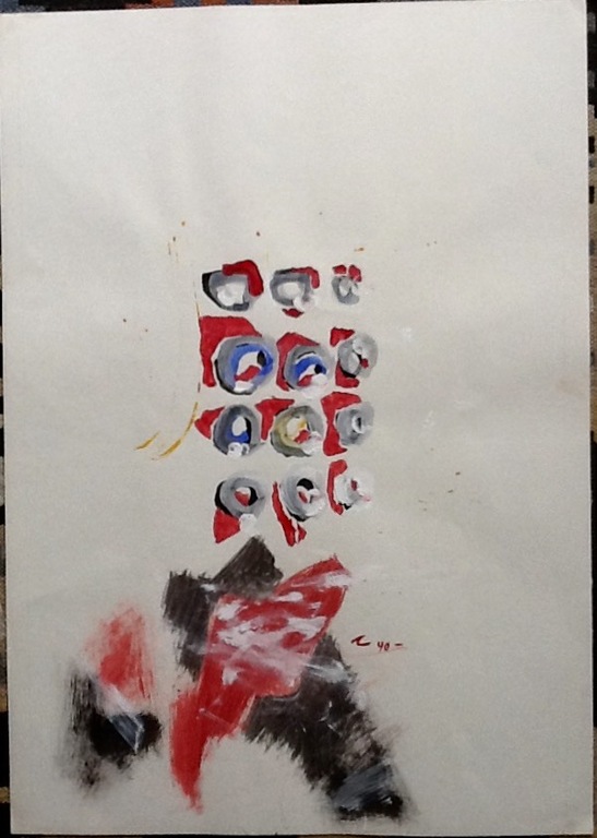 Onbekend kunstenaar, verf op papier, gesigneerd kopen? Bied vanaf 10!