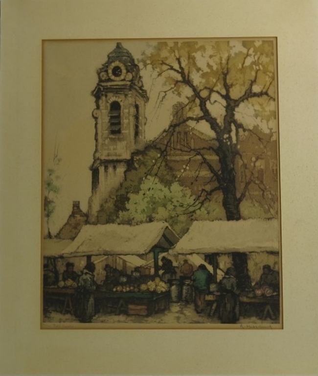Roger Hebbelinck: Aquatint, Petit Marche kopen? Bied vanaf 1!