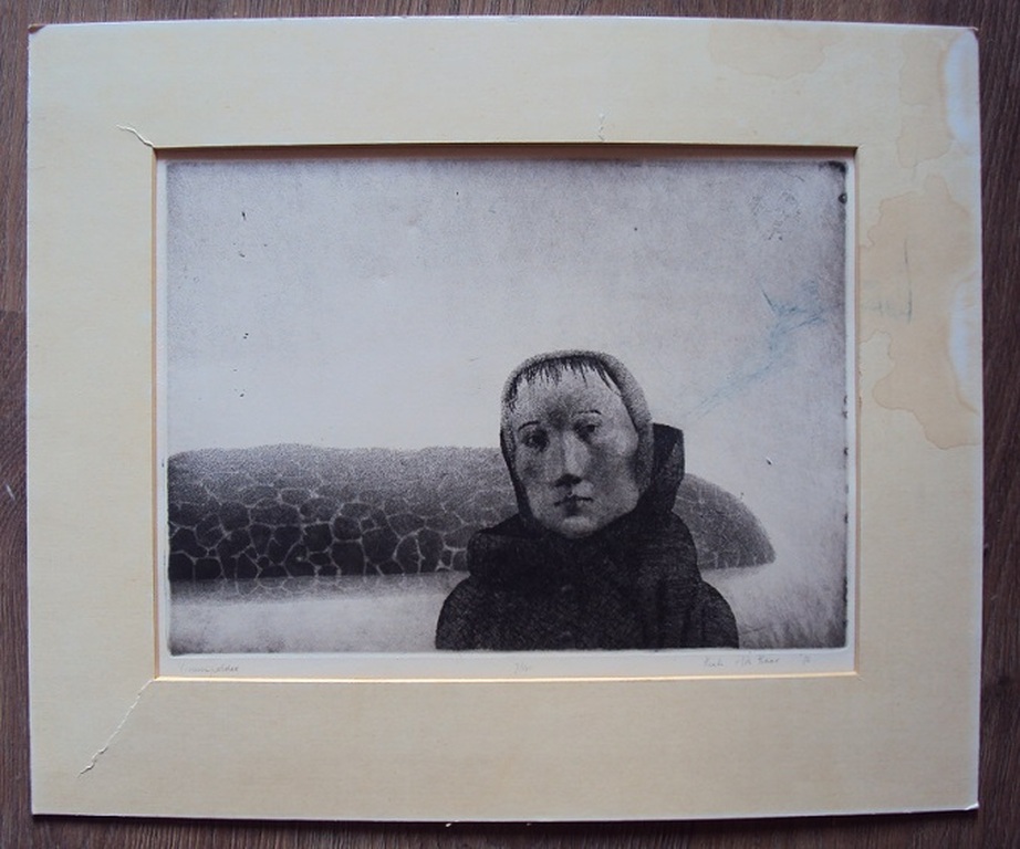 henk vd haar (1950 Langbroek),  litho, vrouwenpolder  kopen? Bied vanaf 15!