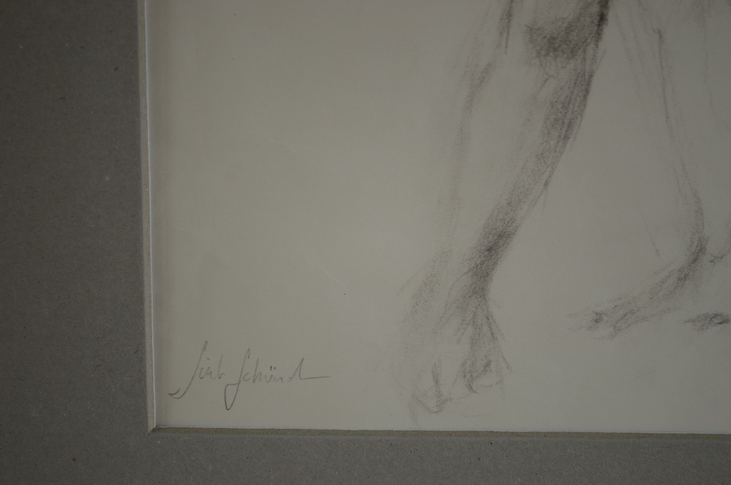 Sierk Schröder (Ambon 1903-2002 Wassenaar) naakt, potlood z.j. 35 x 55  kopen? Bied vanaf 130!