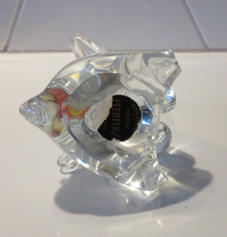 Pfeiffer Glas - Kristallen presse papier van een zittend olifantje kopen? Bied vanaf 15!