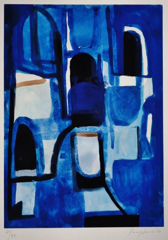 Theo Kuijpers: Giclee, Abstract, Gesigneerd, 2002 kopen? Bied vanaf 75!
