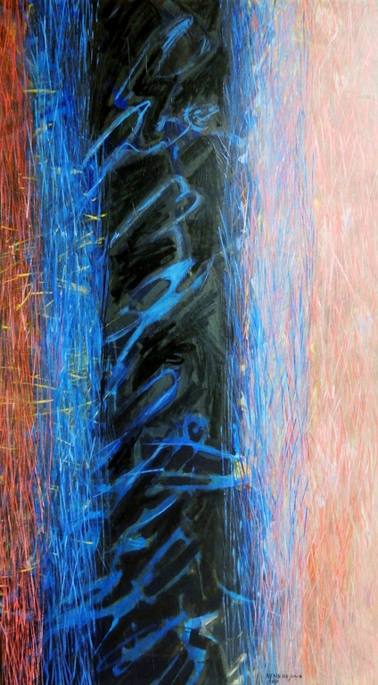 Hens de Jong (1927-2003) | Olieverf op doek 1991 | Requiem for a tree kopen? Bied vanaf 350!