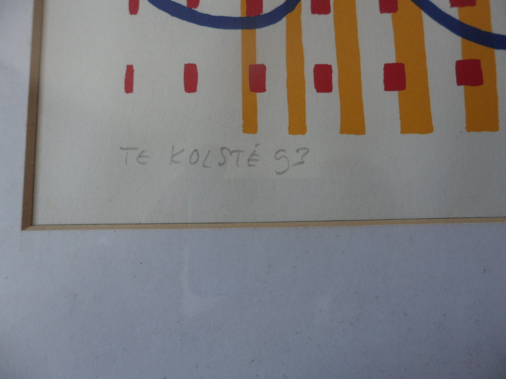 Kees te Kolste - Kolste ,Kees Te: Zeefdruk een A.D. druk kopen? Bied vanaf 1!