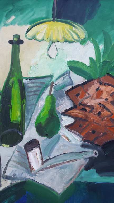 Anton Martineau, kleurrijk stilleven, olieverf op doek kopen? Bied vanaf 1500!